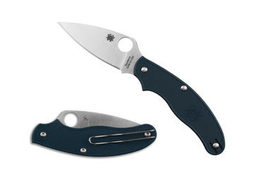 Spyderco UK Pen Knife - Slip Joint - Dark Blue FRN - S110V - C94PDBL
