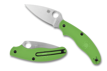 Spyderco UK Pen Knife - Slip Joint - Green FRN - LC200N - C94PGR