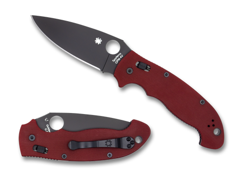 Spyderco Manix 2 XL - Red G10 - Black CPM-4V Blade - St. Nick's Knives Exclusive - C95GPRDBK2
