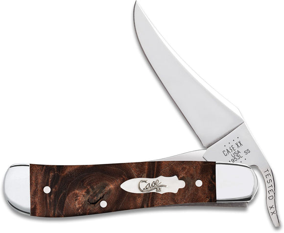 Case RussLock - Brown Maple Burl Wood - 64068