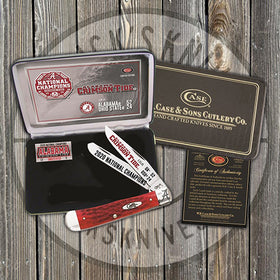 Case - 2020 Alabama National Champion - Jigged Red Bone - AL20-CATRPB TRAPPER