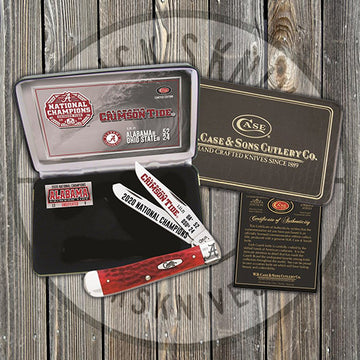 Case - 2020 Alabama National Champion - Jigged Red Bone - AL20-CATRPB TRAPPER