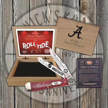 Case - 2020 Alabama National Champion - Smooth Red Bone - AL20-CATRSB TRAPPER