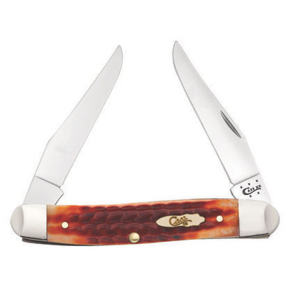 Case - Pinched Bolster Whiskey Bone - Muskrat - 11904