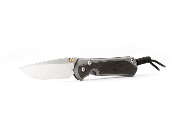 Chris Reeve Knives Large Sebenza 31 - Bog Oak Inlay - Drop Point - L31-1100