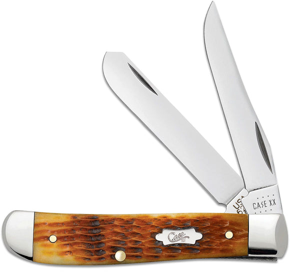 Case Mini Trapper - Rogers Corn Cob Jig Antique Bone - 52830