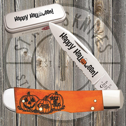 Case - 2018 Halloween Persimmon - Orange Bone - Tribal Lock - 10580