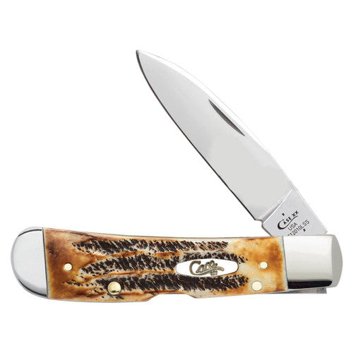 Case - 6.5 Bone Stag - Tribal Lock - 65312