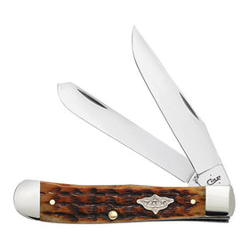 Case - Antique Peachseed Jigged Bone - Trapper - 23460