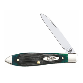 Case - Barnboard Jig Hunter Green Bone - Teardrop - 32117