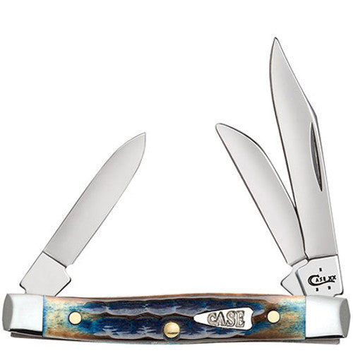 Case - Burnt Indigo Blue - Small Stockman - 49229