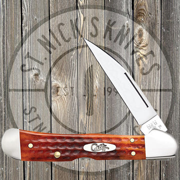 Case - Copperlock - Pocket Worn - Harvest Orange Bone - 07397