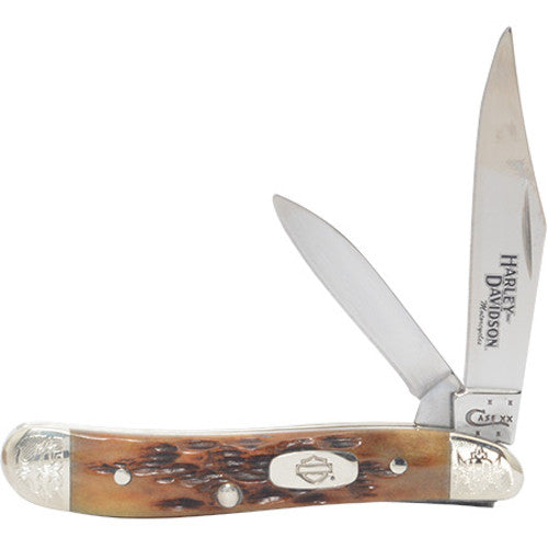 Case - Harley-Davidson - Jigged Antique Bone - Peanut - 52149
