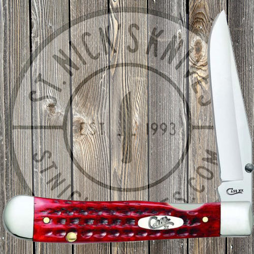 Case - Kickstart - TrapperLock - Corn Cob Jig - Pocket Worn - Old Red Bone - 10306