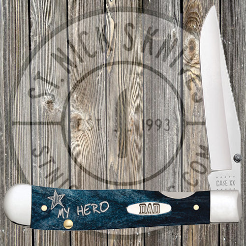 Case Kickstart TrapperLock - Dad Shield - Smooth Mediterranean Blue Bone - 10591