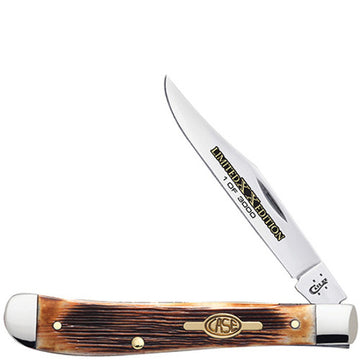 Case -  Limited Edition XXXIII - Burnt Barnboard - Slimline Trapper - 11757