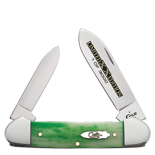 Case -  Limited Edition  XXXIV -  Bright Green Bone - Canoe - 11766