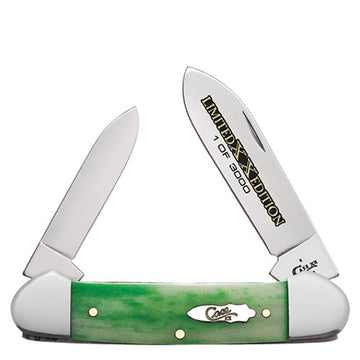 Case -  Limited Edition  XXXIV -  Bright Green Bone - Canoe - 11766