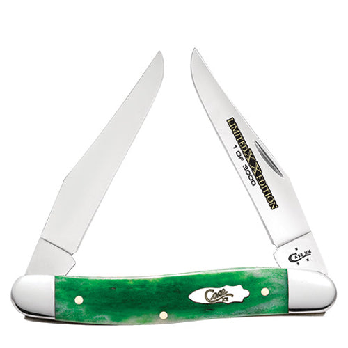 Case -  Limited Edition  XXXIV -  Bright Green Bone - Muskrat- 11768