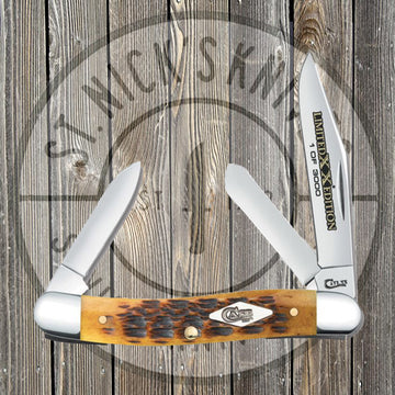 Case - Med. Stockman - Limited XX - Edition  XXXV - Honycomb Bone - Crandall Jig - 11976