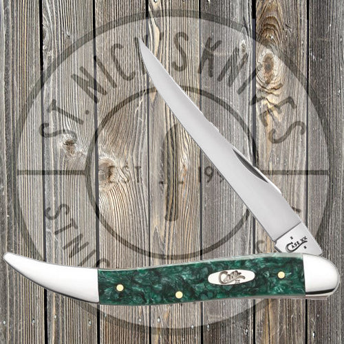 Case - Medium Toothpick - Green Sparkle Kirinite - 32583