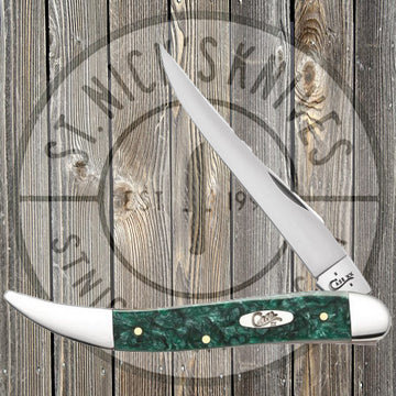 Case - Medium Toothpick - Green Sparkle Kirinite - 32583