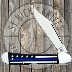 Case - Mini CopperLock - Stripes Of Service - Black Smooth Bone - 06569