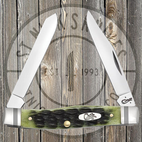 Case - Mini Moose - Crandall Jig - Olive Green Bone - 22542