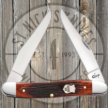 Case - Muskrat - Barnboard Jig - Chestnut Bone - 22874