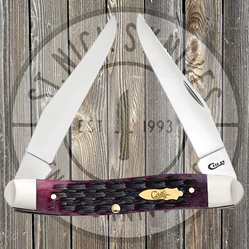 Case - Muskrat - Pinched Bolster - Cabernet Bone - Crandall Jig - 25725