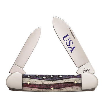 Case - Patriotic Smooth Natural Bone - Canoe - 64129