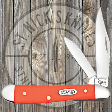 Case - Peanut - Orange Synthetic Handles - 80504