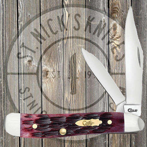 Case - Peanut - Pinched Bolster - Cabernet Bone - Crandall Jig - 25723