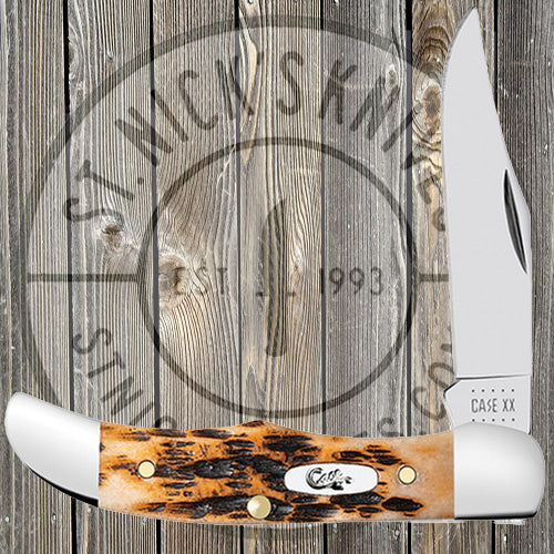 Case - Pocket Hunter - Peach Seed Jig - Amber Bone - 10727