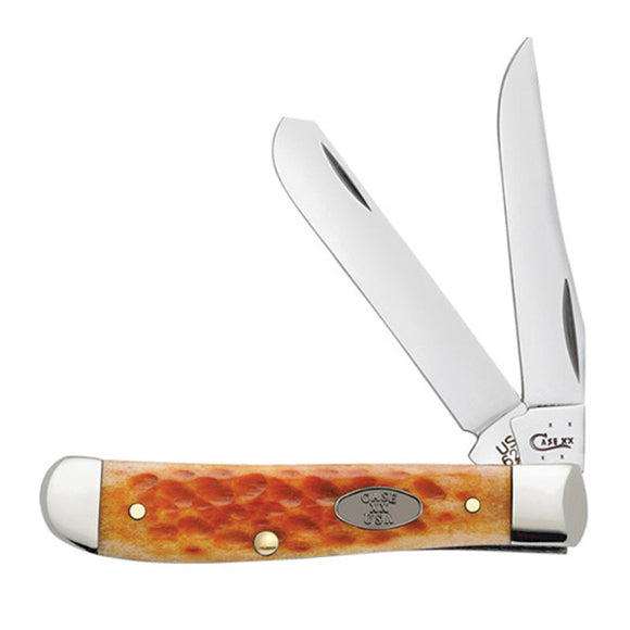 Case Pocket Worn Whiskey Bone CV Mini Trapper 23007 SNK/WTO