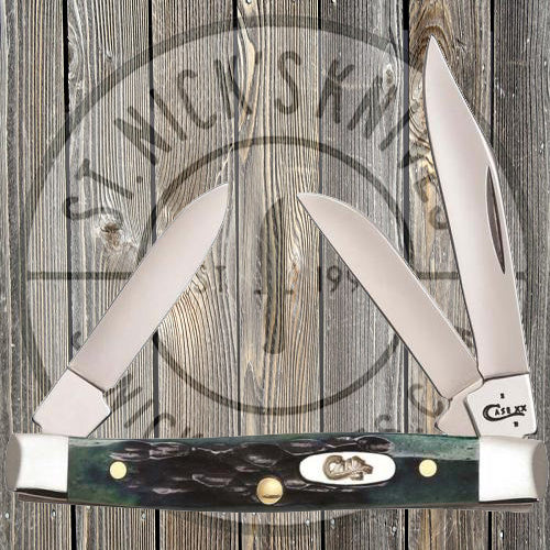 Case - Small Stockman - STD Jig Bone - Hunter Green - 87083