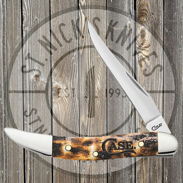 Case - Small Texas Toothpick - Natural Bone - Toasted Color Wash - 67915