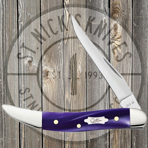 Case - Small Texas Toothpick - Smooth Wicked Purple Kirinite - 17333