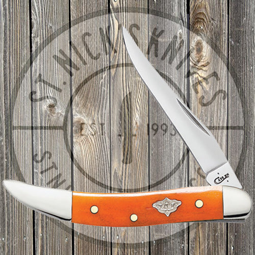 Case - Small Toothpick - Smooth Smooth Persimmon - Orange - 12034