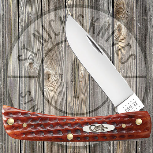 Case - Sod Buster Jr - Pocket Worn - Harvest Orange Bone - 07396