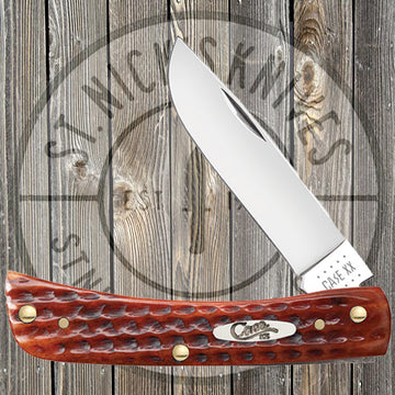 Case - Sod Buster Jr - Pocket Worn - Harvest Orange Bone - 07396