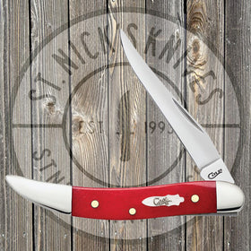 Case - Texas Toothpick - Small - Smooth Dark Red Bone - 60545