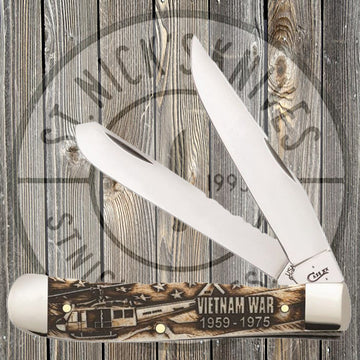 Case - Trapper - Image XX War Series - Vietnam - Bone - 22032