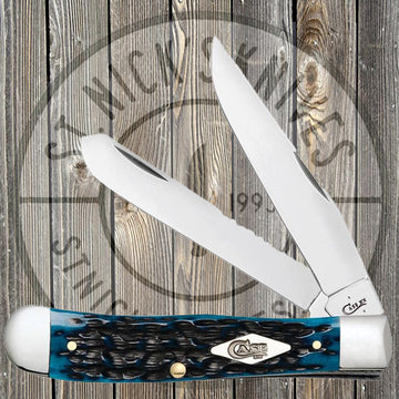 Case - Trapper - Peach Seed Jig - Ocean Blue Bone - 63630