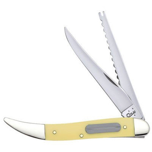 Case - Yellow - Fishing Knife - Long Clip Point - 00120