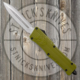 Cobratec - Large CTK-1 - OD Green Aluminum - Plain Edge - D/E - LCTK-1ODAL