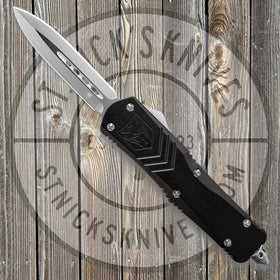 Cobratec - Med FS-X - Black Aluminum - Plain Edge - D/E - Med FS-X-BLK