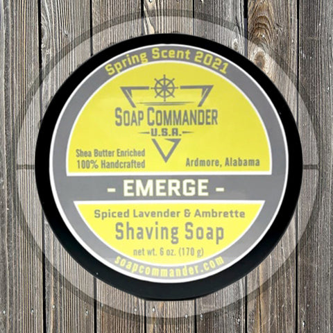 Soap Commander - Emerge - Limited Edition - Shaving Soap - EMERGE SS
