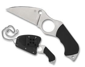 Spyderco Swick 6 - Plain Edge LC200N Steel - Black G10 Handle - FB14P6 - SNK/WTO - Home Office
