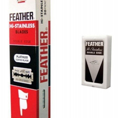Feather - Double Edge Razor Blades - 100 Blades - FEATH100